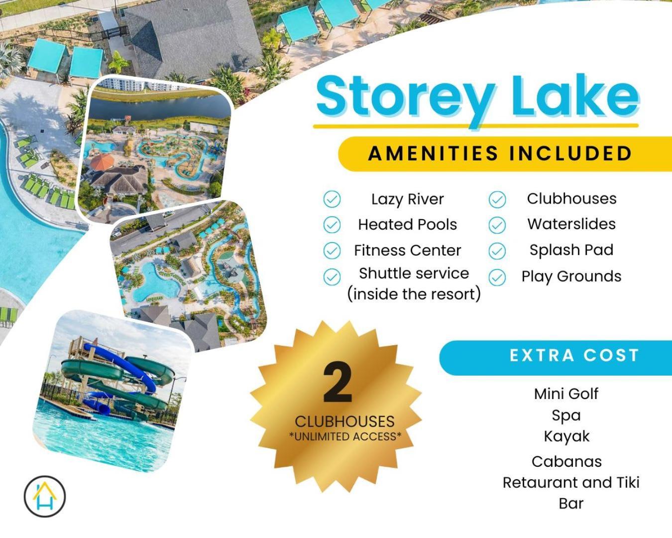 Terrific Thematic Lakeview 2B With 2 Clubhouses Kissimmee Extérieur photo